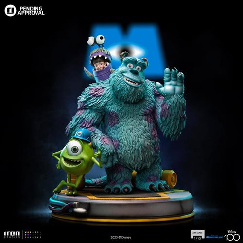 Disney 100 Monsters Inc. Limited Edition Classics Diorama Series 1:10 Art Scale Statue