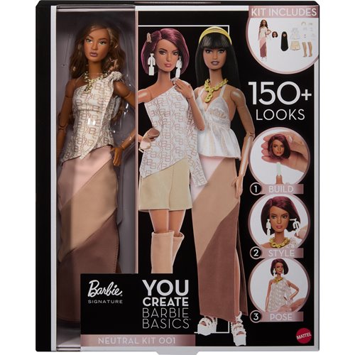 Barbie You Create Barbie Basics Neutral Kit 001 Tall Doll