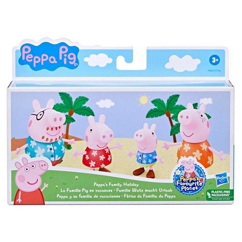 Peppa Pig Toys Peppa's Family Holiday Figures