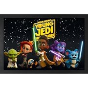 Star Wars: Young Jedi Adventures Group Space Framed Art Print