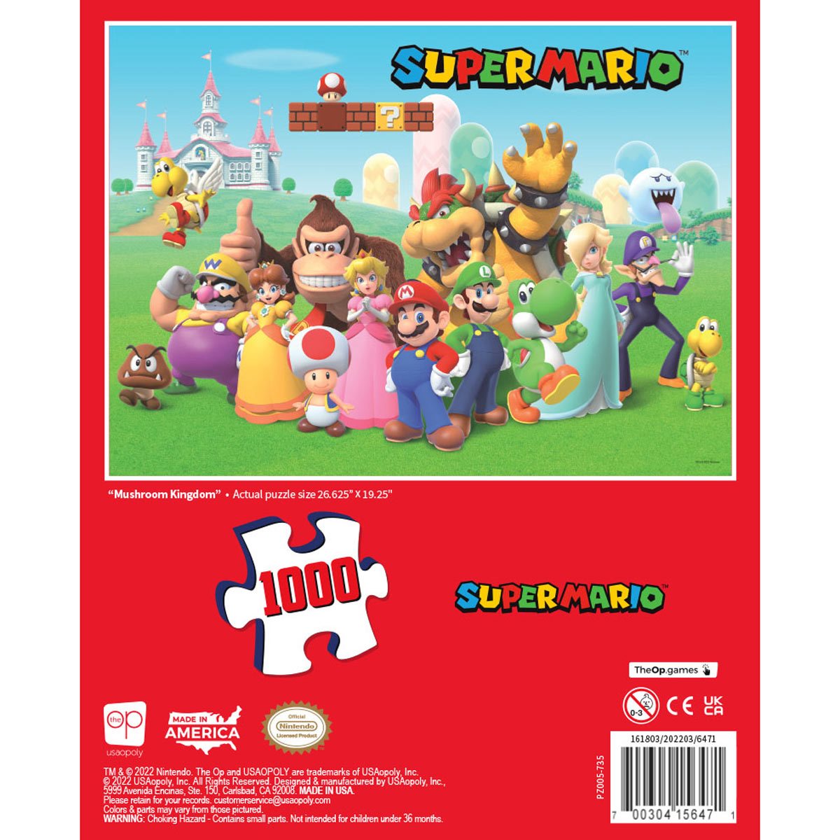 Emperador cirujano tomar el pelo Super Mario Mushroom Kingdom 1,000-Piece Puzzle