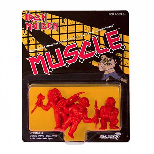 Capcom, Lucha Libre, and Iron Maiden M.U.S.C.L.E. Mini-Figures Bundle of 9 Figure Sets
