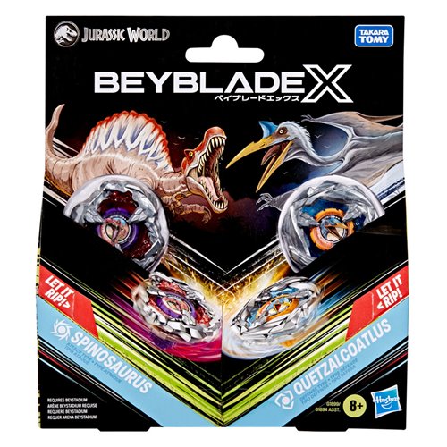 Jurassic World Beyblade Tops Wave 1 Set of 2