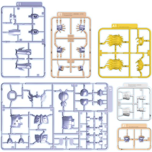 Saint Seiya Champion Class Cygnus Hyoga CC07 Blokees Model Kit