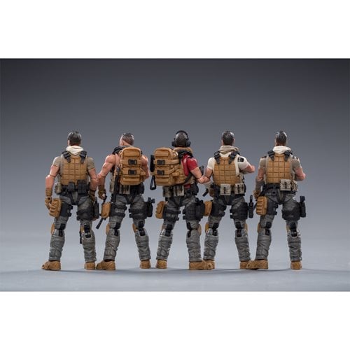 Joy Toy Pla Army Field Force 1:18 Scale Action Figure 5-Pack