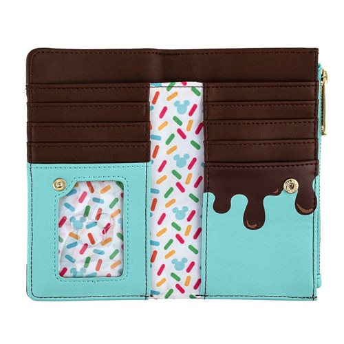 Mickey and Minnie Mouse Sweets Flap Wallet