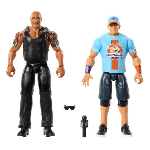 WWE Main Event Showdown Series 19 The Rock vs. John Cena Action