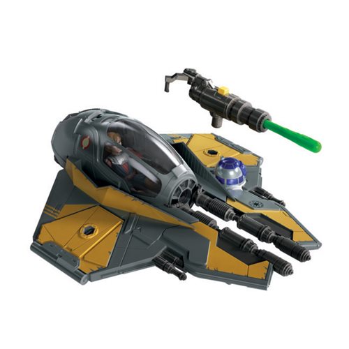 Star Wars Mission Fleet Stellar Class Anakin Skywalker Jedi Starfighter Figure and Vehicle