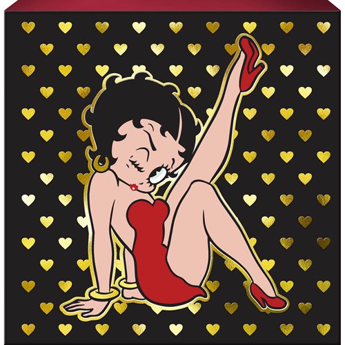 Betty Boop with Hearts Sign