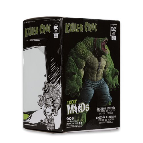 DC Direct Collector Vinyl Wave 2 Killer Croc Todd's Mods Limited Edition 4 1/2-Inch Scale Posed Figu