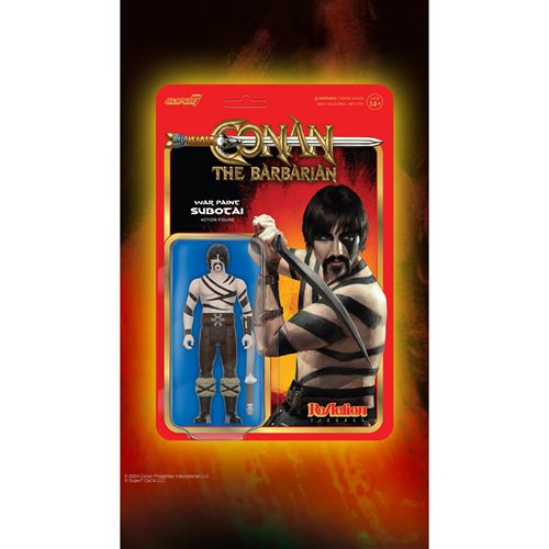 Conan the Barbarian Subotai (War Paint) 3 3/4-Inch ReAction Figure
