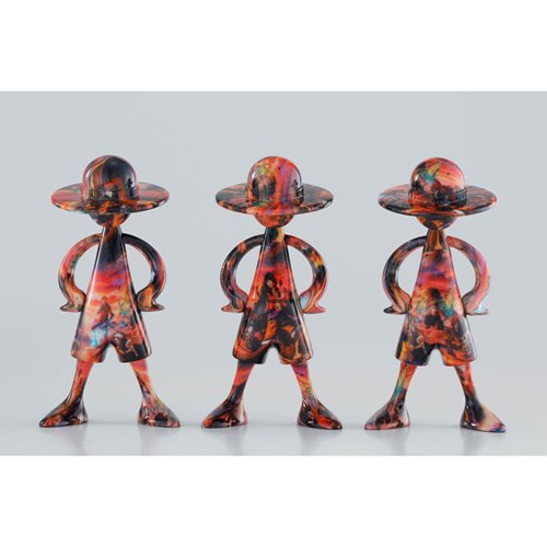 One Piece Luffy's Archive of Adventure Volume 1 Blind-Box Mini-Figure Case of 10