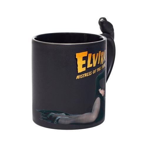 Elvira Mistress of the Dark Elvira Sculpted Mug