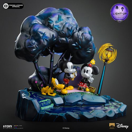 Disney Classics Mickey, Minnie and Pluto's Day at the Park Deluxe Art Scale 1:10 Limited Edition Sta