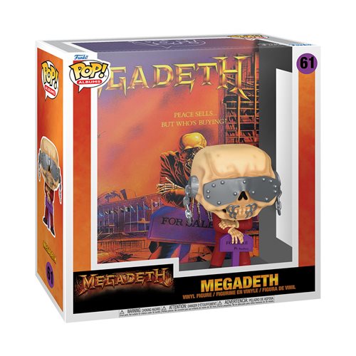 Megadeth Peace Sells… Pop! Album Figure with Case