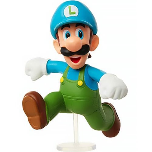 World of Nintendo Ice Luigi 2 1/2-Inch Mini-Figure, Not Mint