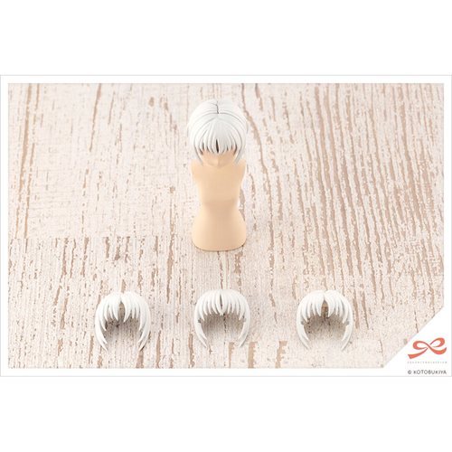 Sousai Shoujo Teien After School White and Chocolate Brown Short Wig 1:10 Scale Accessory Set