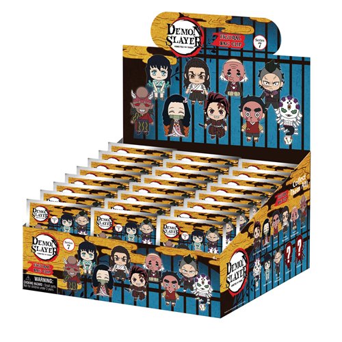 Demon Slayer Series 7 3D Foam Bag Clip Random 6-Pack