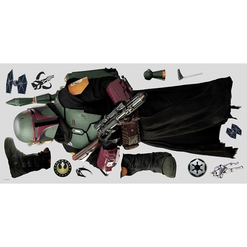 Star Wars: The Mandalorian Boba Fett Peel and Stick Giant Wall Decals