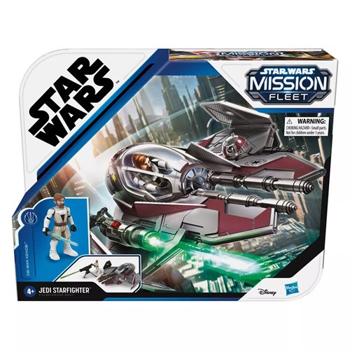 SW Mission Fleet Stellar Vehicle Jedi Starfighter, Not Mint