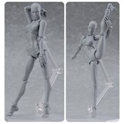 Female Gray Color Figma Archetype Next Action Figure