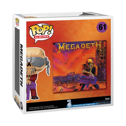 Megadeth Peace Sells… Pop! Album Figure with Case