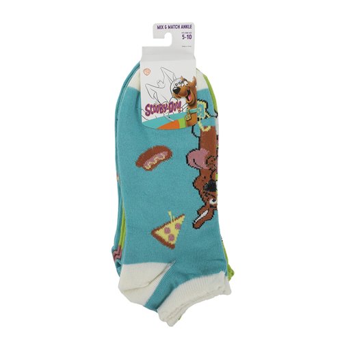 Scooby-Doo Scooby Scalloped Cuff Ankle Sock 5-Pack