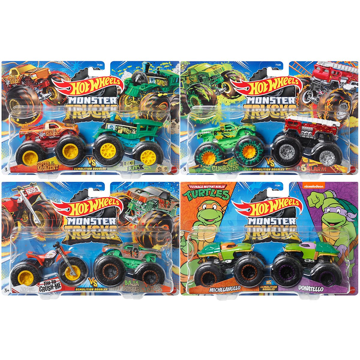 Hot Wheels Monster Trucks 8-Pack