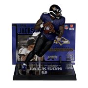 NFL SportsPicks 2025 Baltimore Ravens Lamar Jackson Alternate Jersey 7-Inch Scale Posed Figure
