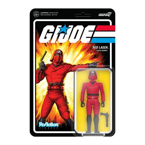 G.I. Joe Red Laser 3 3/4-Inch ReAction Figure