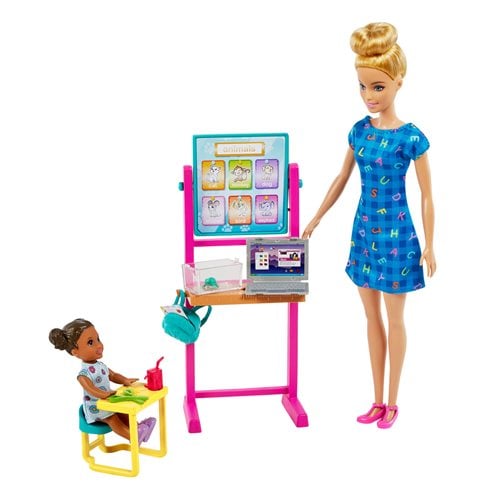 Barbie Teacher Doll with Blonde Hair and Playset