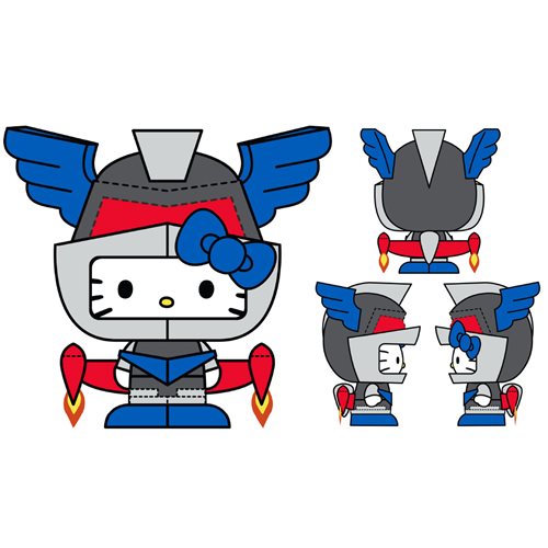 Hello Kitty Kaiju Cosplay Mechazoar Knight Plush
