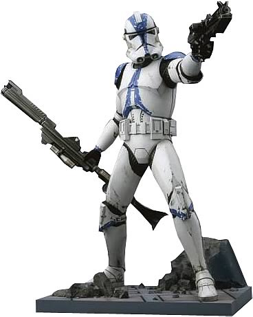 star wars clone statue