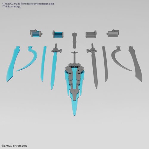 30 Minute Missions Customize Armaments Energy Swords 1:144 Scale Model Kit