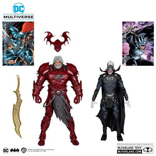 DC McFarlane Collector Edition Batman Who Laughs & Merciless 7-Inch Scale Action Figure 2-Pack - Exc