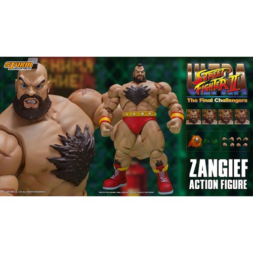 Ultimate Street Fighter II: The Final Challenger Zangief 1:12 Scale Action Figure