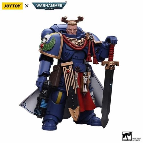 Joy Toy Warhammer 40,000 Ultramarines Primaris Captain with Power Sword and Plasma Pistol 1:18 Scale