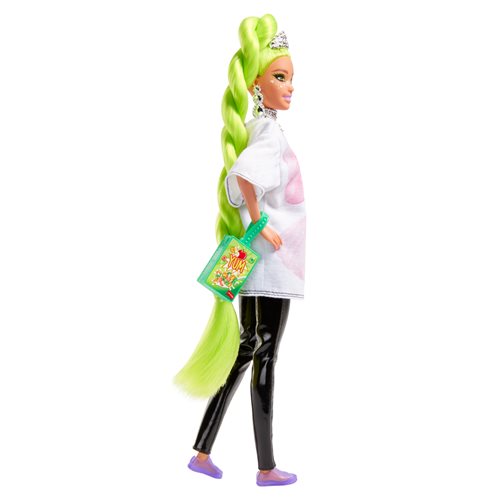 Barbie Extra Doll #11 with Neon Green Hair and Pet