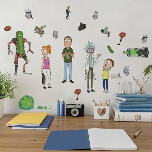 Rick and Morty Peel and Stick Wall Decals