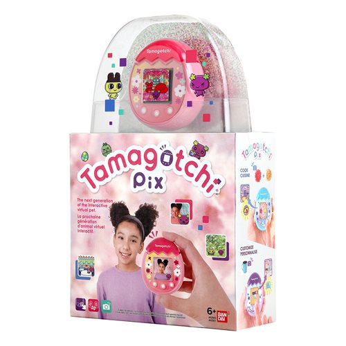 Tamagotchi Pix Pink Tamagotchi Digital Pet