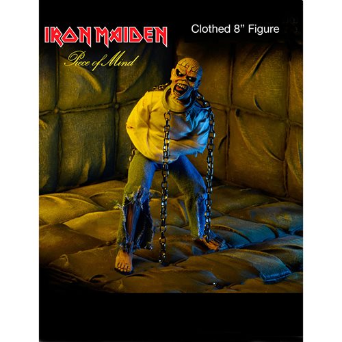 Iron Maiden Piece of Mind Eddie Retro Clothed 8-Inch Action Figure