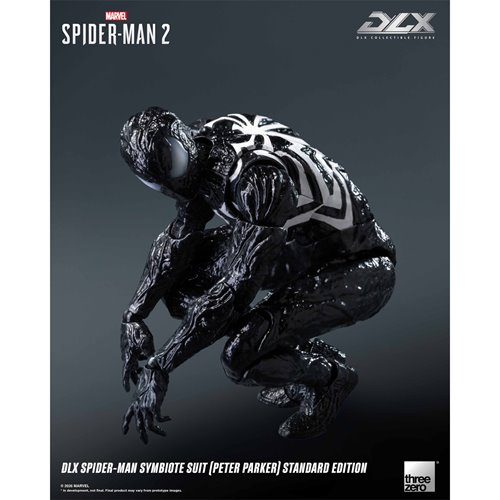 Marvel Spider-Man 2 Spider-Man Symbiote Suit Peter Parker Standard Edition DLX Action Figure