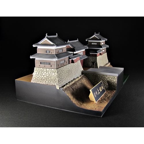 Shinsyuy Ueda Castle with Sanada Kabuto Paper Hat Replica 1:200 Scale Model Kit - ReRun