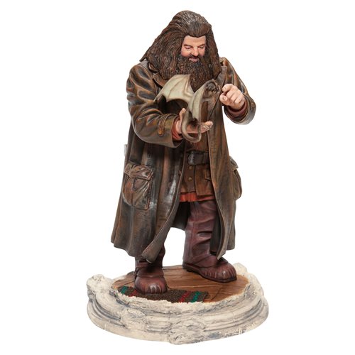 Wizarding World of Harry Potter Hagrid and Norberta Statue