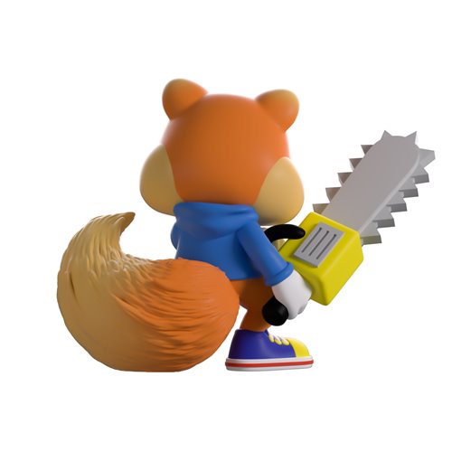 Conker's Bad Fur Day Collection Chainsaw Conker Vinyl Figure #4