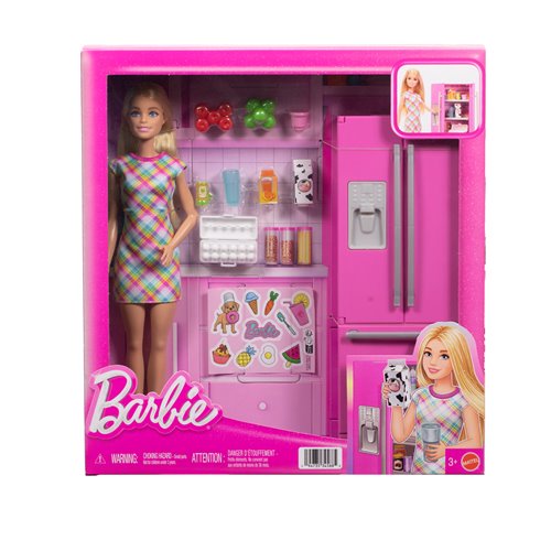 Barbie Kitchen Doll and Accessories Playset