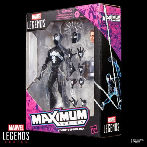 Spider-Man Marvel Legends Maximum Series Symbiote Spider-Man 6-Inch Action Figure
