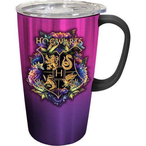 Harry Potter Hogwarts 18 oz. Stainless Steel Travel Mug with Handle