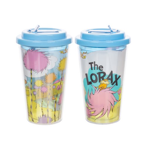 Dr. Seuss The Lorax 16 oz. Flip-Straw Acrylic Cup