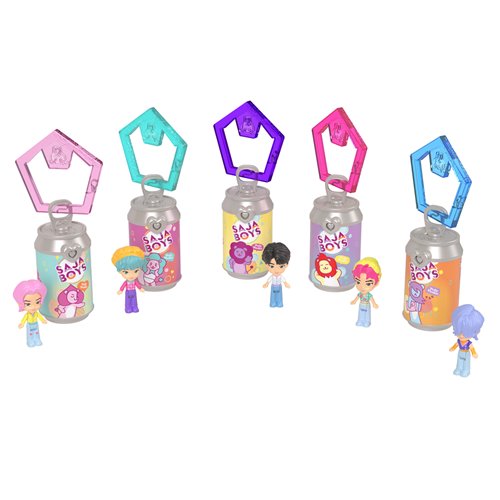 KPop Demon Hunters Polly Pocket Saja Boys Playset 5-Pack
